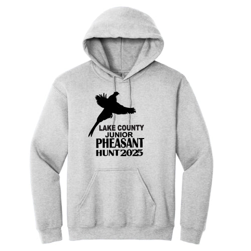 Lake County Jr Pheasant Hunt Hoodie ash