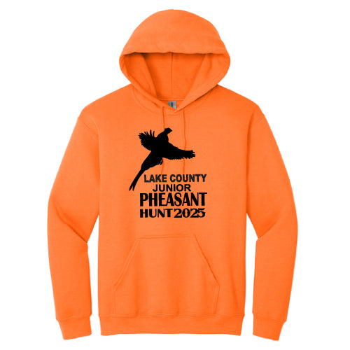 Lake County Jr Pheasant Hunt Hoodie H Orange