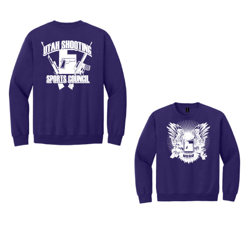 USSC Crew Sweat Shirt  8oz Full Purple