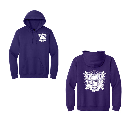 USSC Hoodie Sweat Shirt  8oz LC Full back Purple