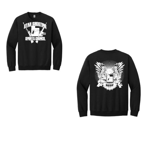 USSC Crew Sweat Shirt  8oz Full Black