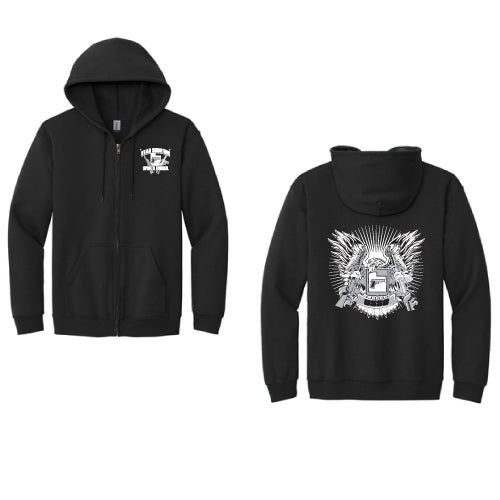 USSC Hoodie Sweatshirt ZIP Black