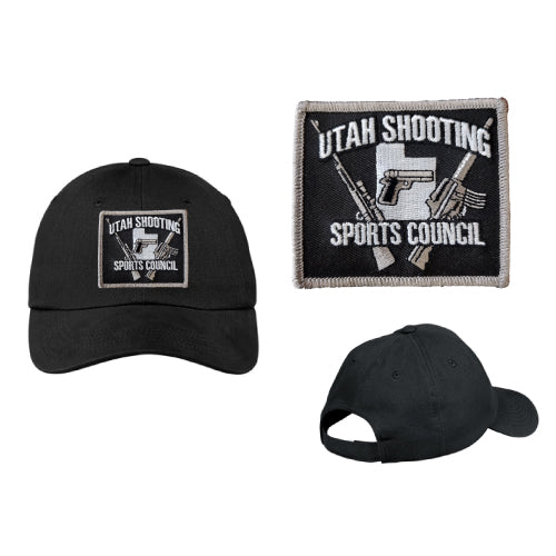 USSC Unstructred cotton cap black